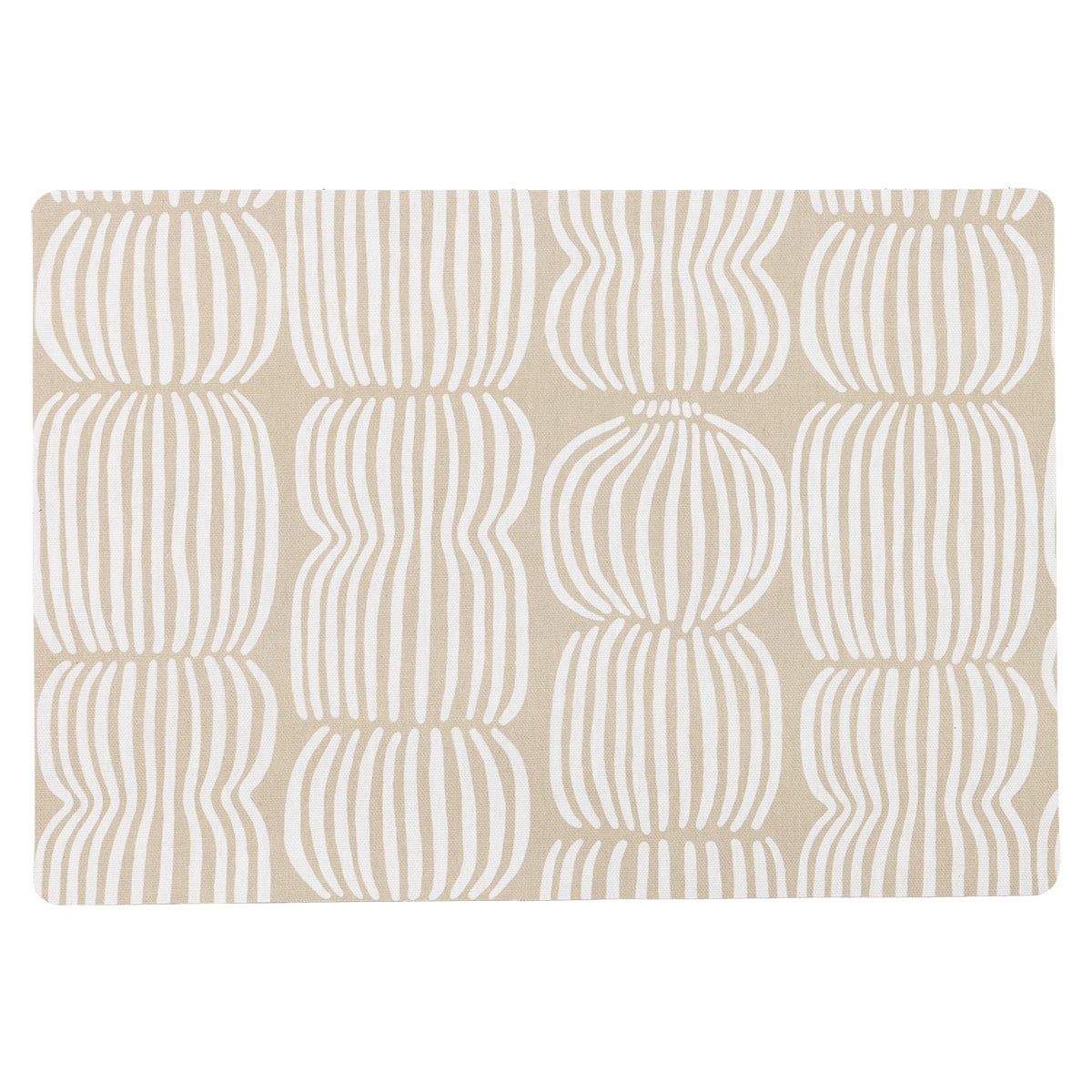 Pentik Vilja Light Brown / White Coated Cork Placemat
