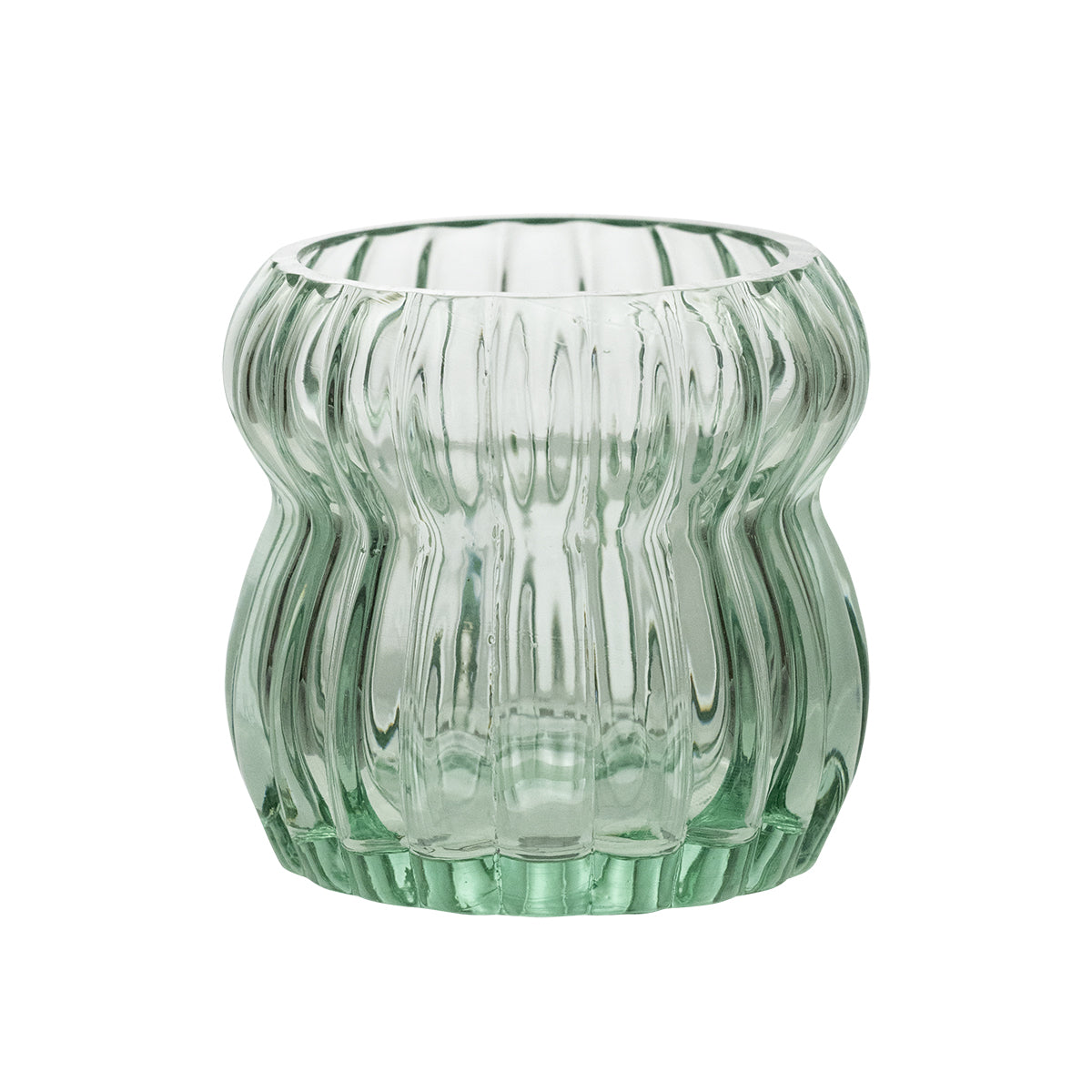 Pentik Vilja Light Green Glass Candle Holder