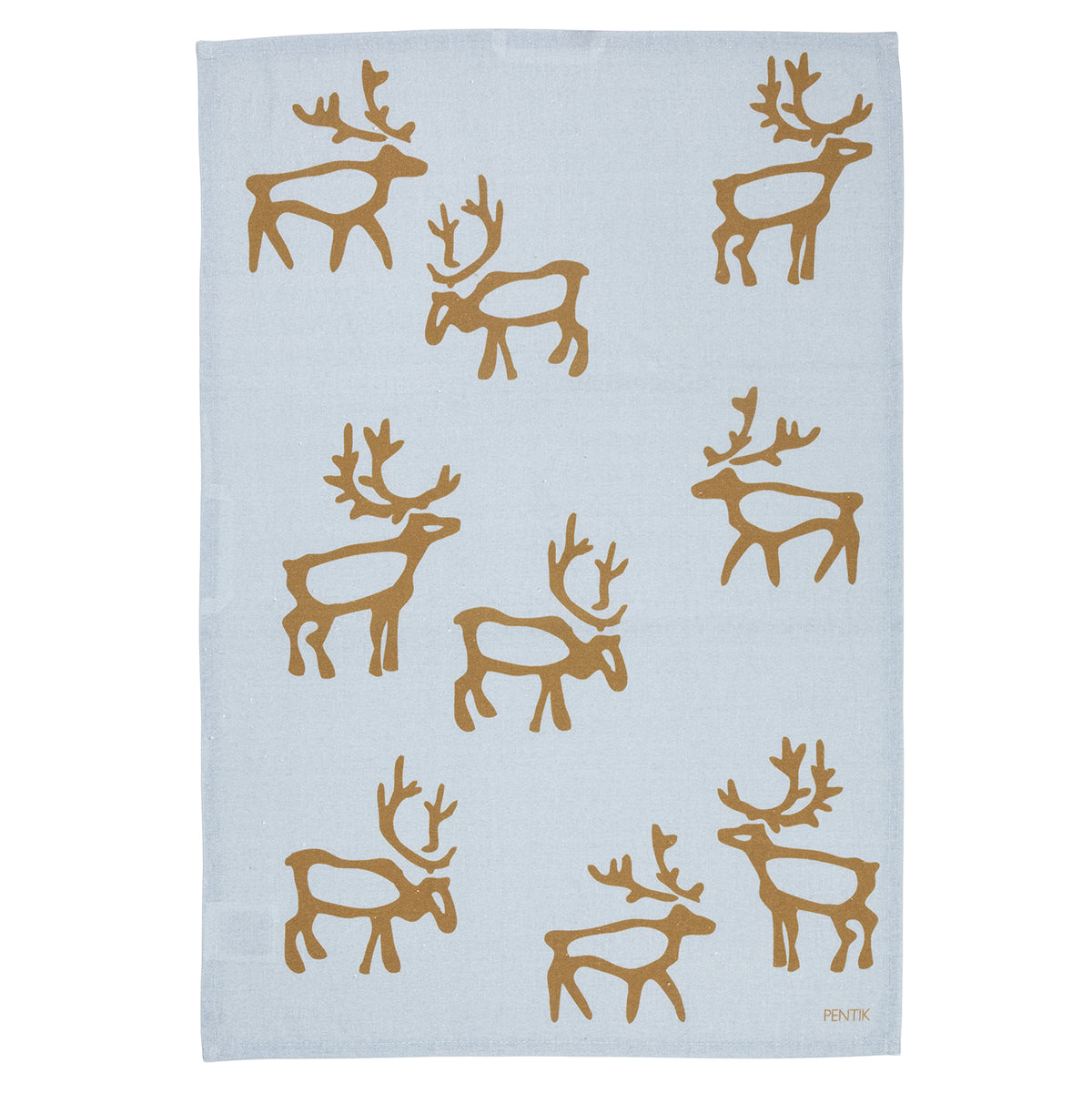 Pentik Saaga Light Blue / Bronze Tea Towel