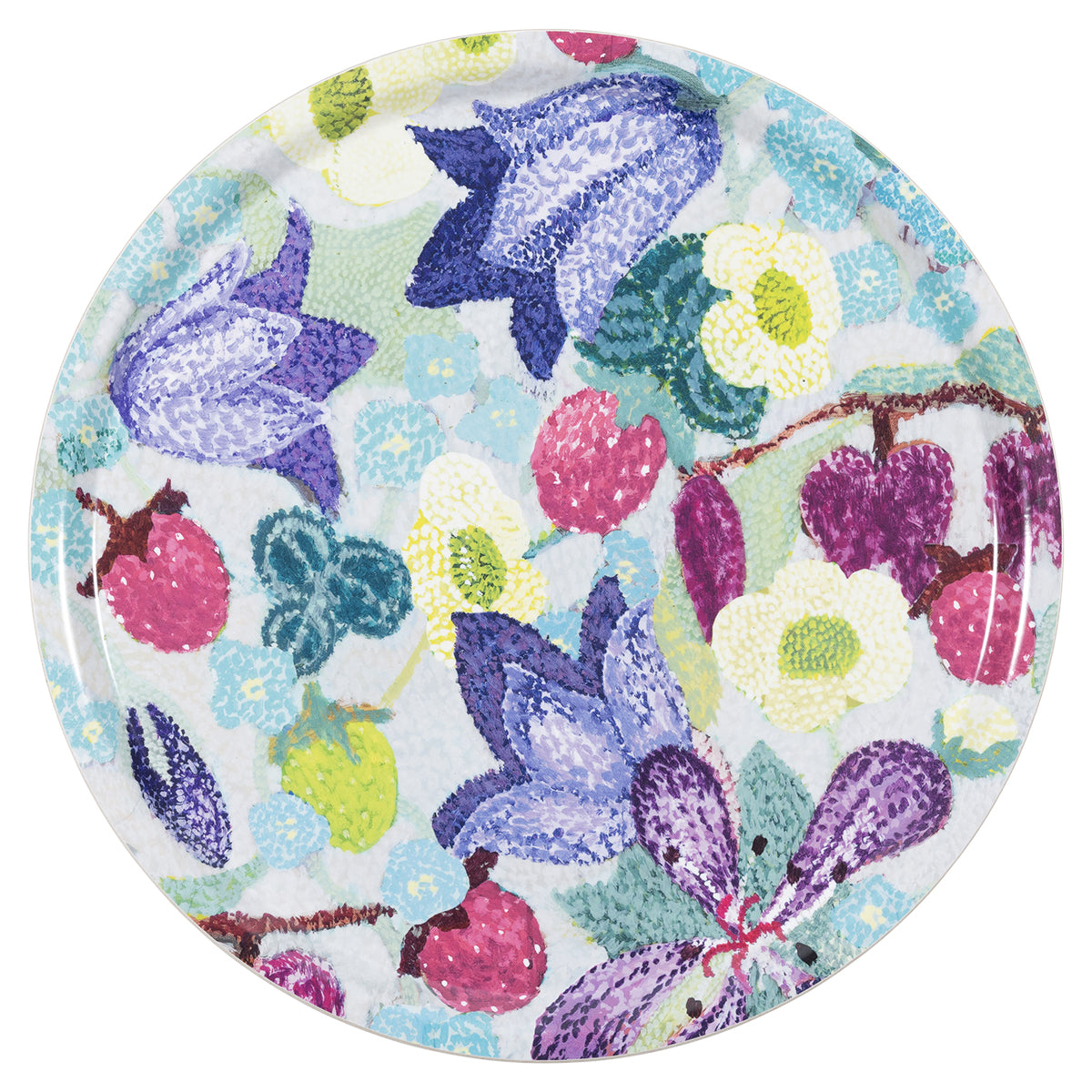 Pentik Kesa Multicolor Round Serving Tray