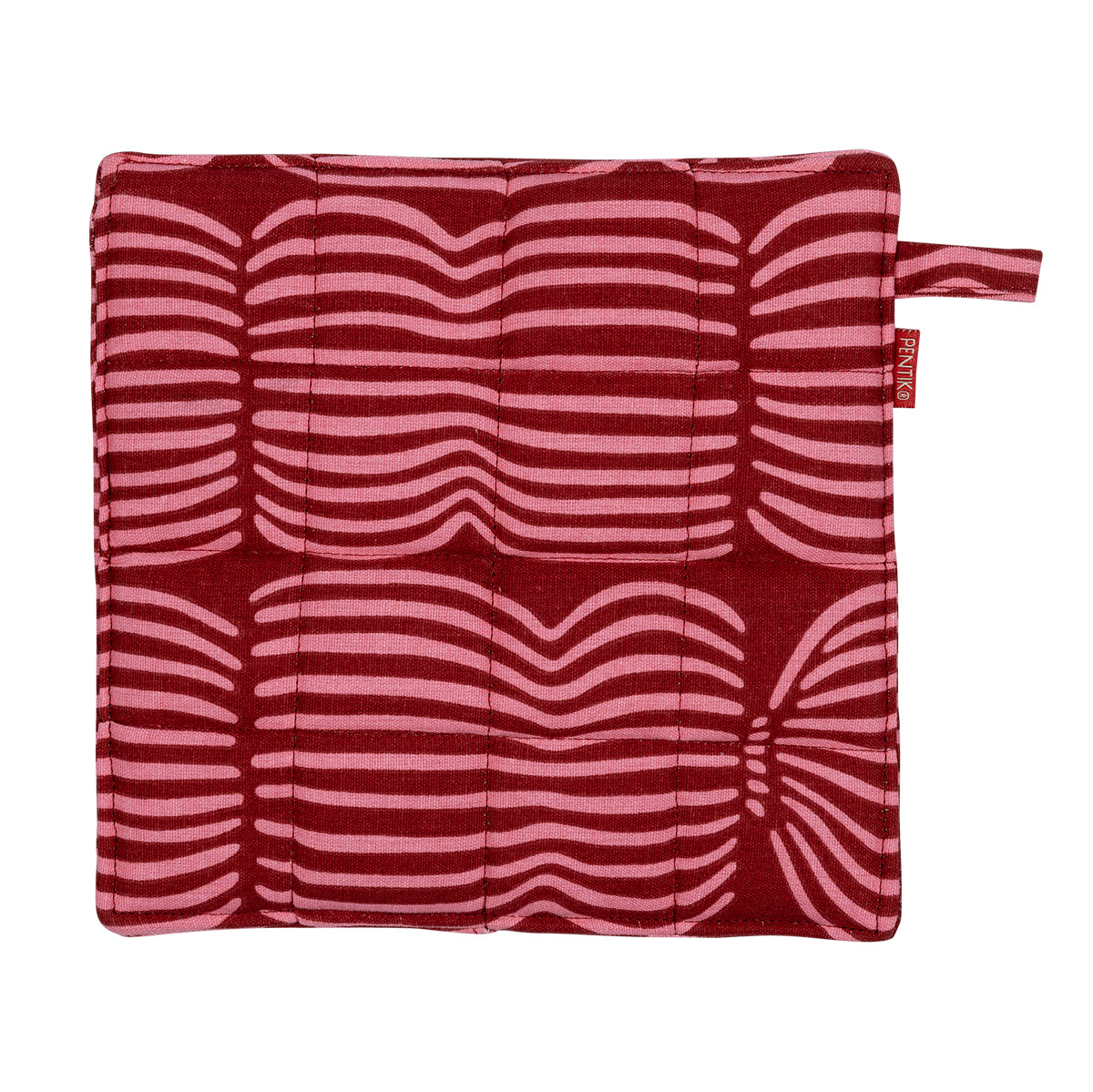 Pentik Vilja Red / Pink Pot Holder
