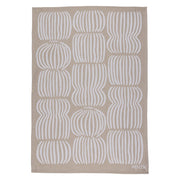Pentik Vilja Light Brown / White Tea Towels - Set of 2
