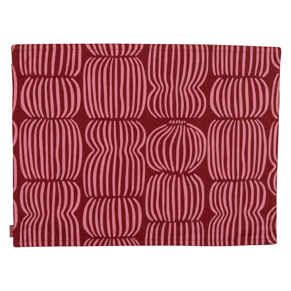 Pentik Vilja Red / Pink Coated Placemat