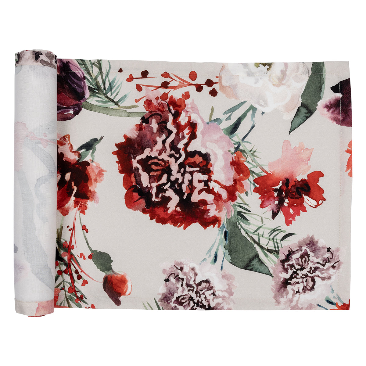 Pentik Kimara Red / Green / Multi Coated Table Runner