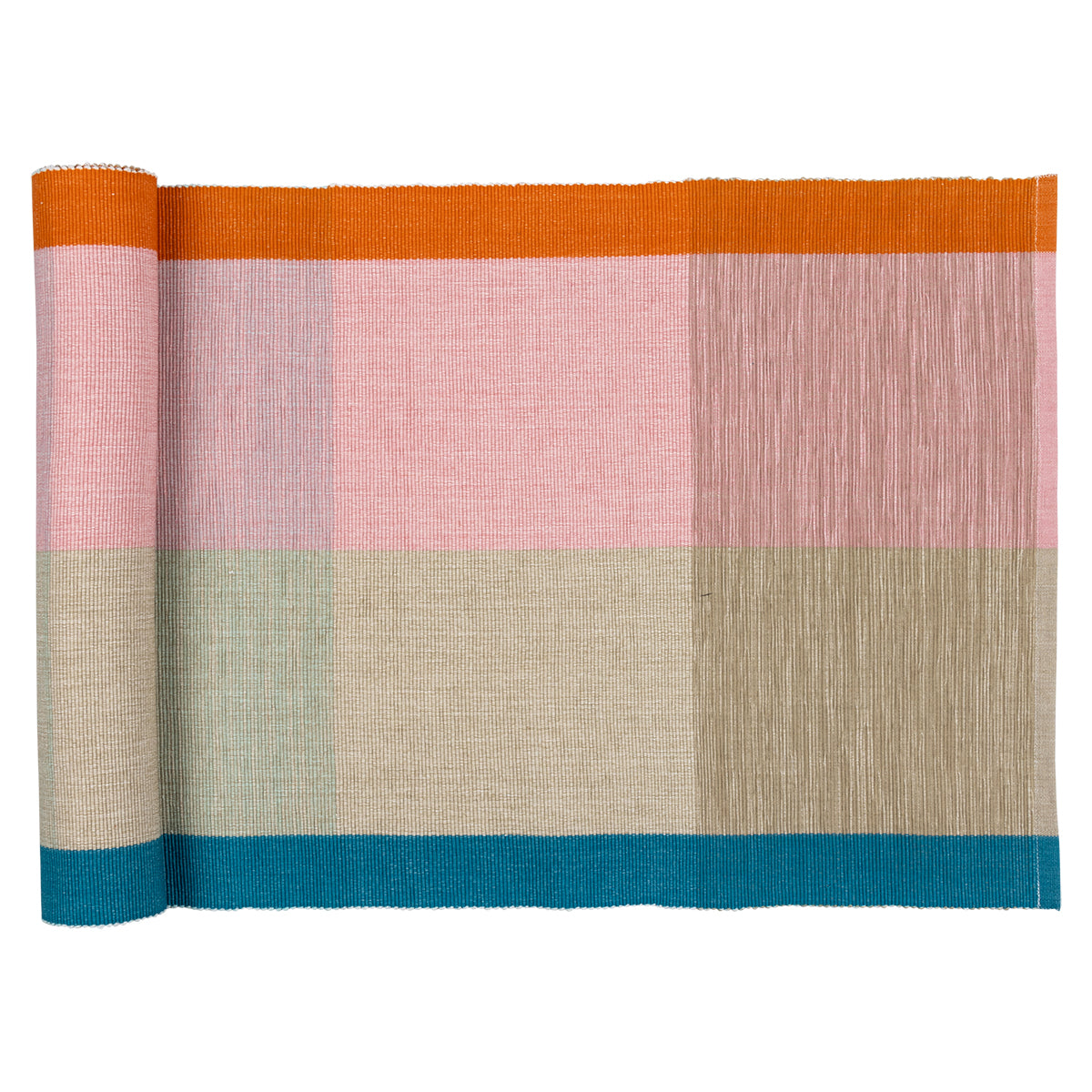 Pentik Tuntu Pink / Light Brown / Multi Table Runner
