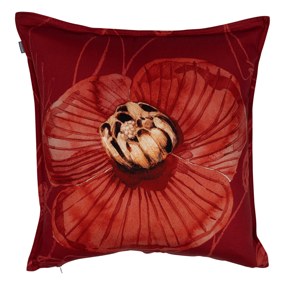Pentik Haave Red Throw Pillow