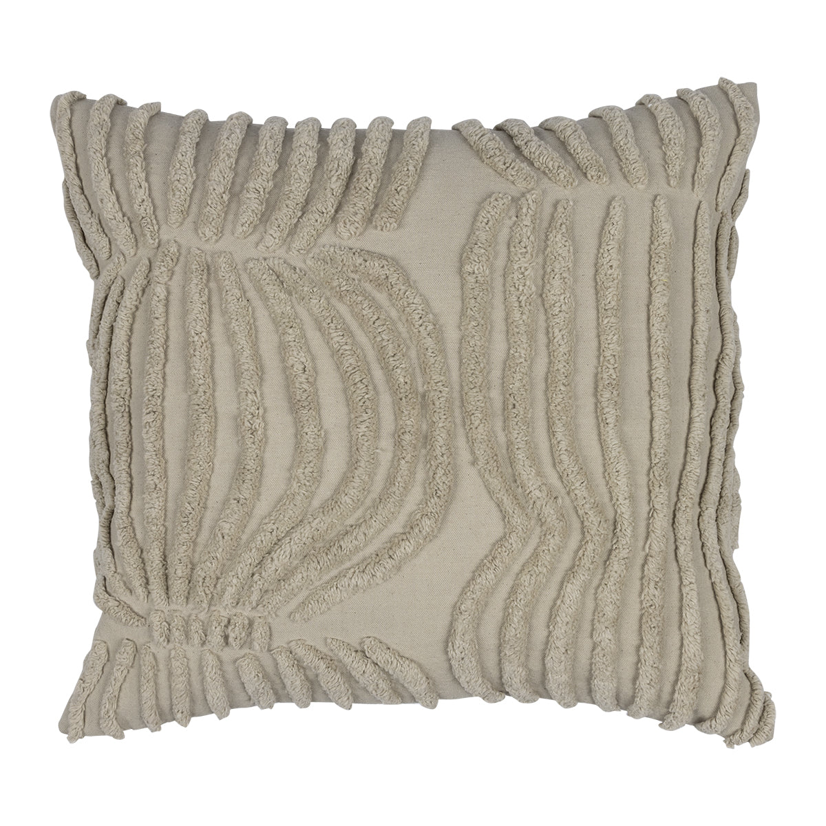 Pentik Vilja Light Brown Tufted Throw Pillow
