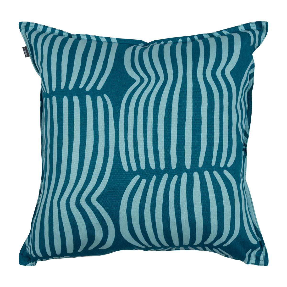 Pentik Vilja Teal / Light Blue Throw Pillow