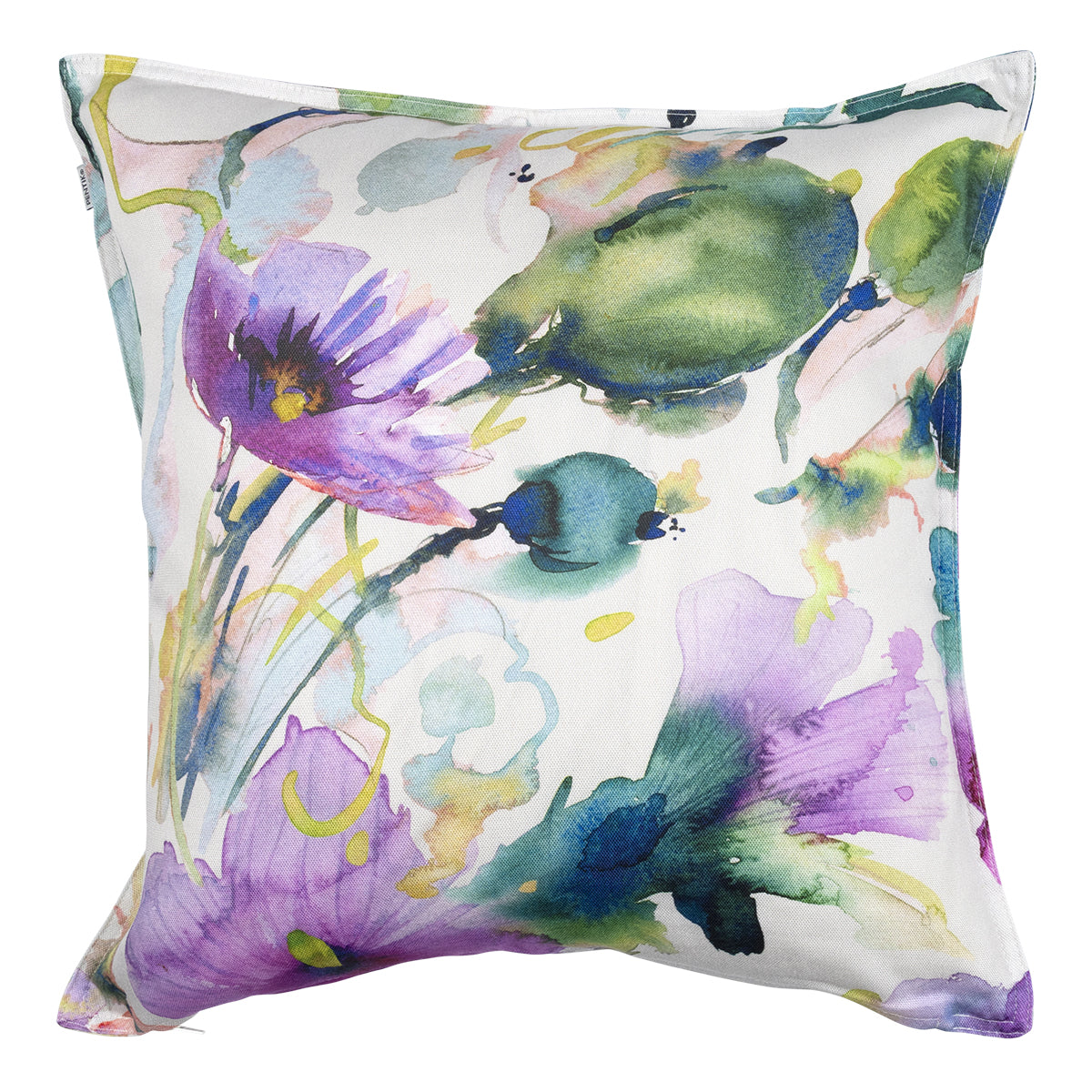 Pentik Kukkapelto Purple / Multi Throw Pillow