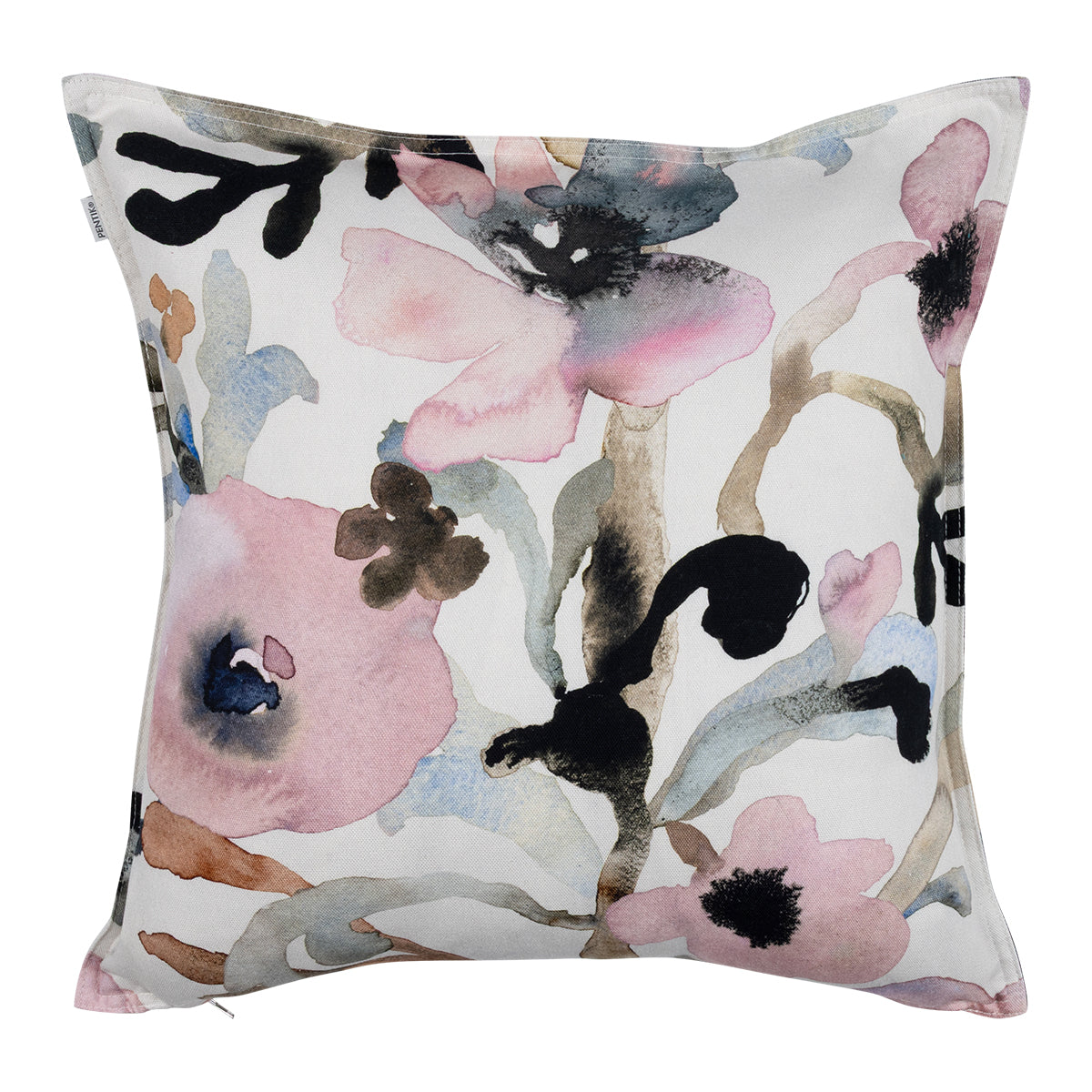 Pentik Ruusumalva Pink / Multi Throw Pillow