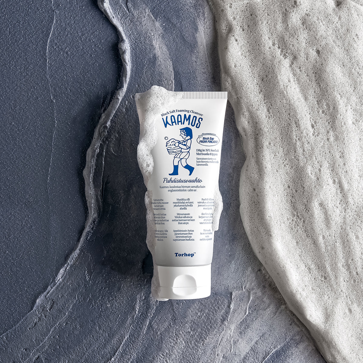 Torhop Kaamos Black Salt Foaming Cleanser