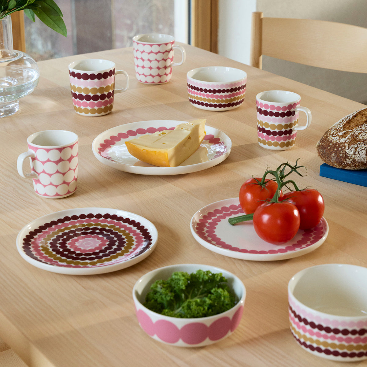 Marimekko Rasymatto Rose / White Large Mug