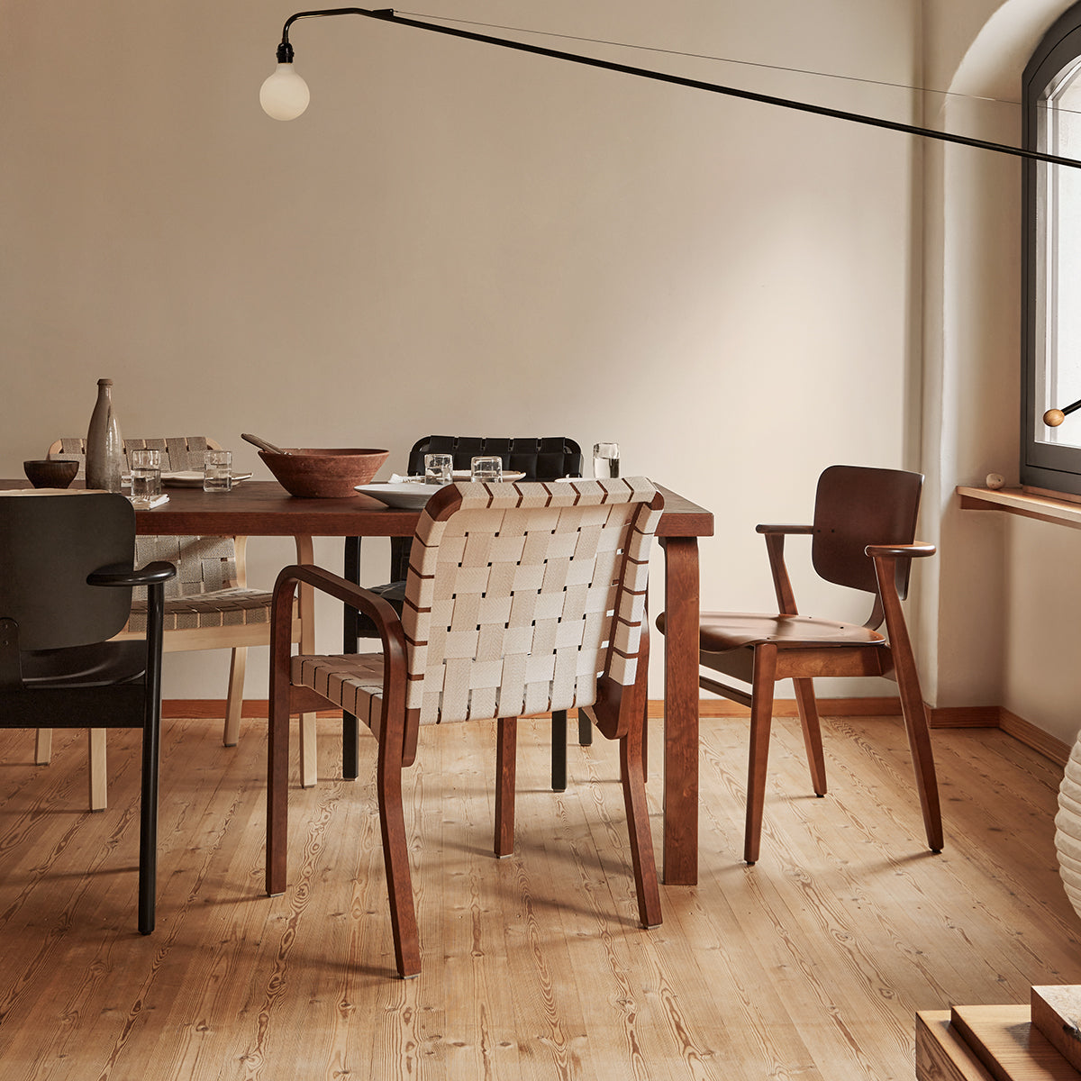 Artek Alvar Aalto Table 83 - Walnut Stained