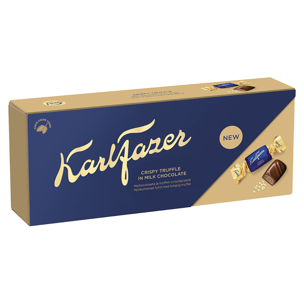 Fazer Crispy Truffle in Milk Chocolate Box - 8-3/4 oz
