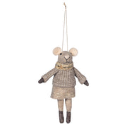 Pentik Hulda Brown Mouse Ornament