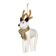 Pentik Pyry White Reindeer Ornament