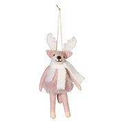 Pentik Pipsa Pink Deer Ornament