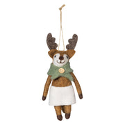Pentik Peetu Brown Deer Ornament