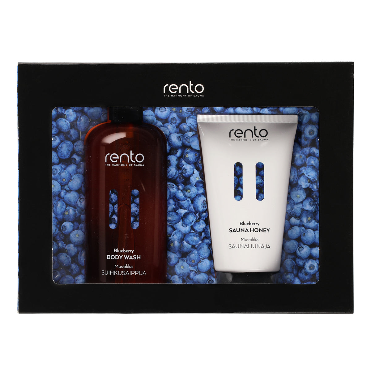 Rento Blueberry Body Wash & Sauna Honey Gift Set