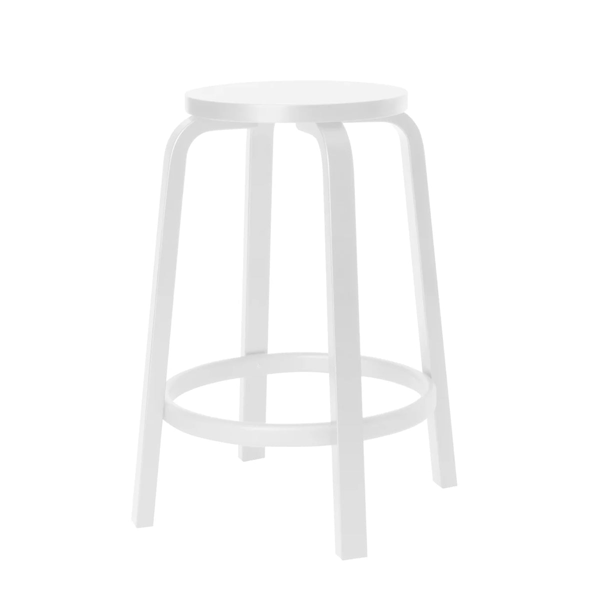 Artek Alvar Aalto Counter Stool 64 - 25-1/2" H
