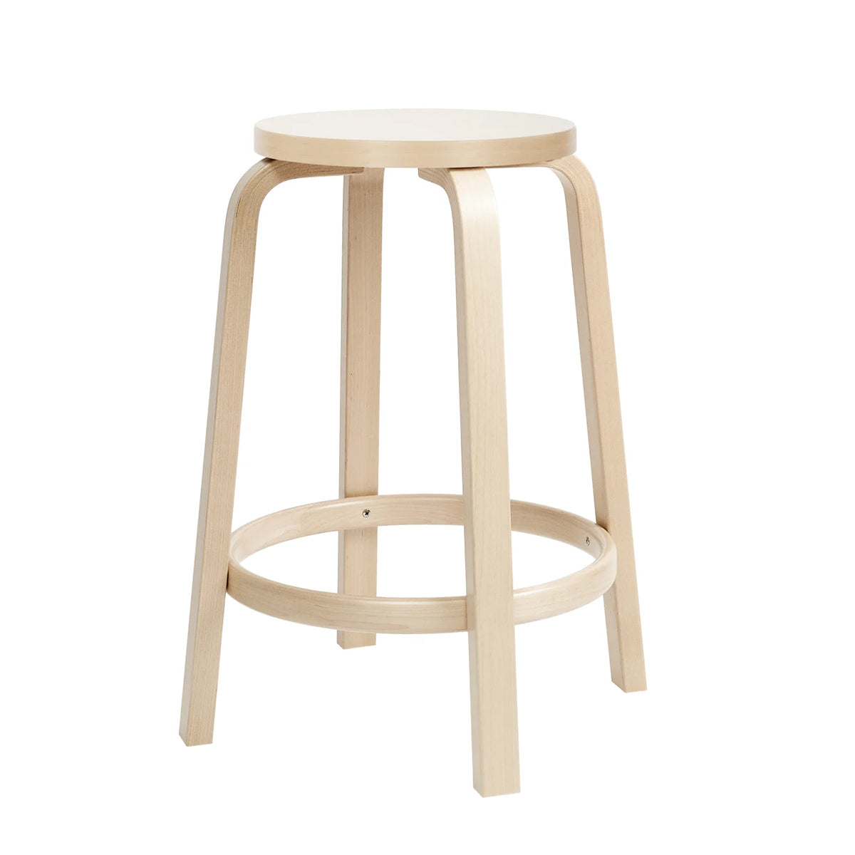 Artek Alvar Aalto Counter Stool 64 - 25-1/2" H