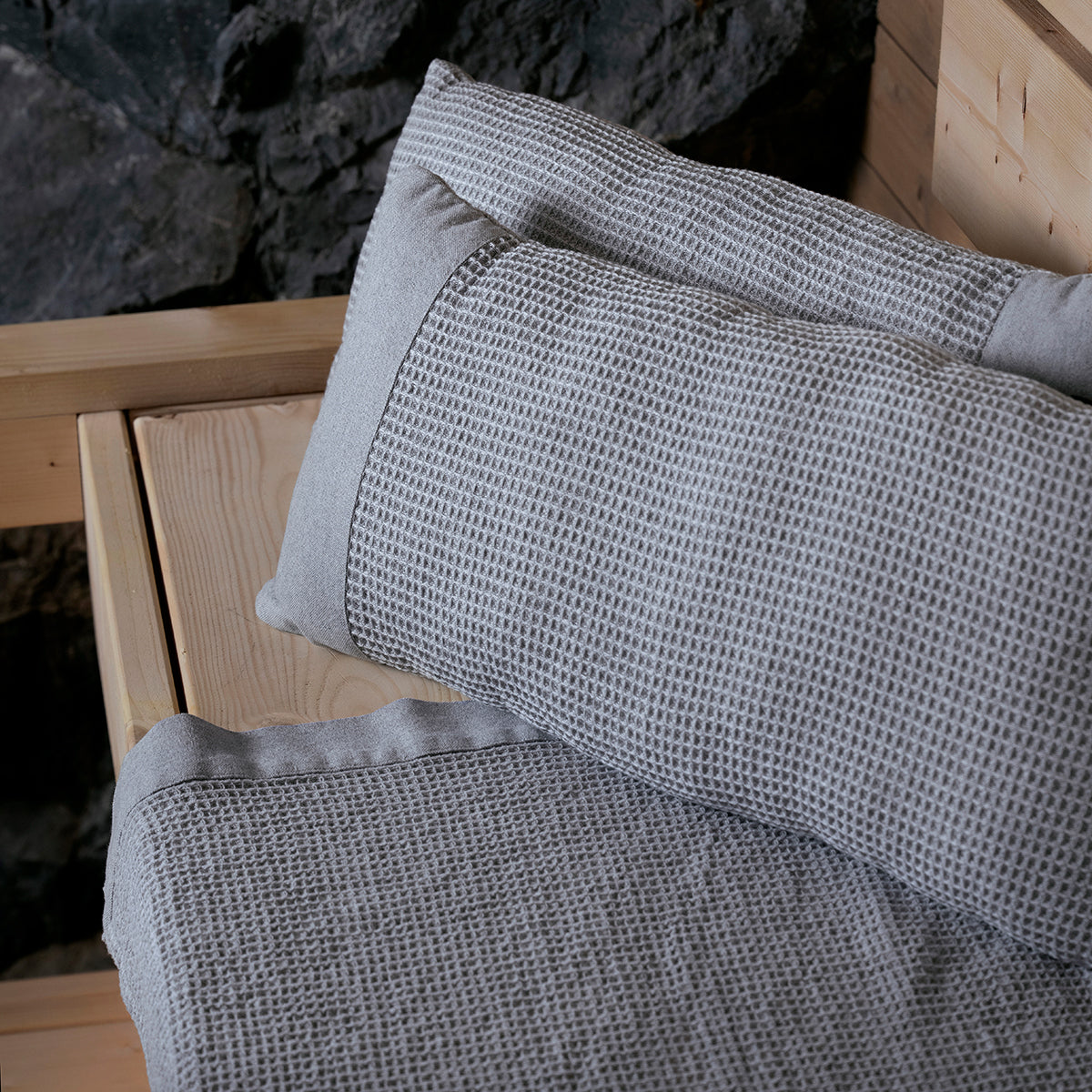 Rento Kenno Light Grey / White Sauna Pillow