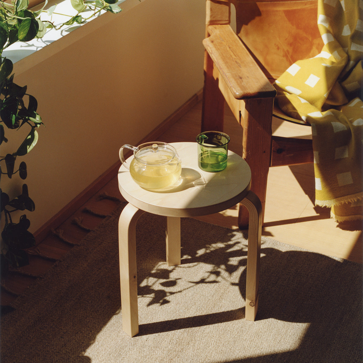Artek Alvar Aalto Stool 60 - Three Legged Stool - Birch Veneer