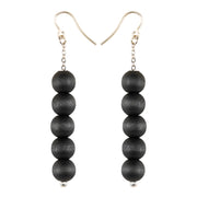 aarikka Sara Black Earrings