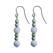 aarikka Lasihelmi Light Blue Earrings