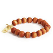 aarikka Valma Cinnamon Orange / Gold Bracelet