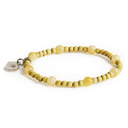 aarikka Lasihelmi Butter Yellow Bracelet
