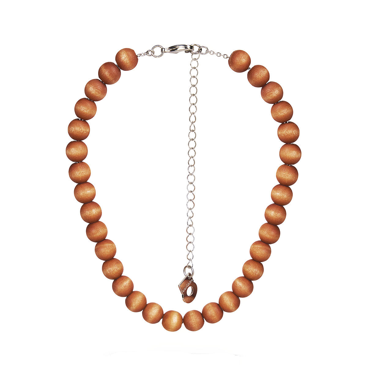 aarikka Sara Cinnamon Orange Short Necklace