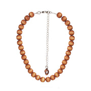aarikka Sara Cinnamon Orange Short Necklace