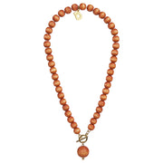 aarikka Valma Cinnamon / Gold Necklace