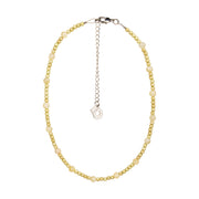 aarikka Lasihelmi Butter Yellow Short Necklace