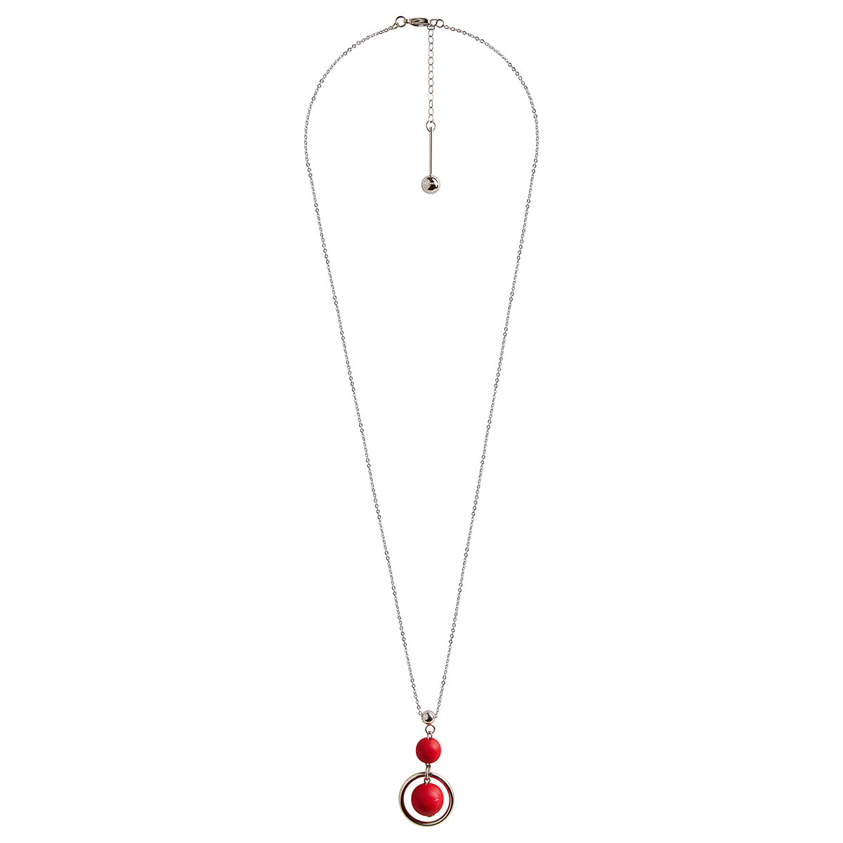 aarikka Iisa Red / Silver Necklace