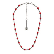 aarikka Mila Red / Silver Necklace