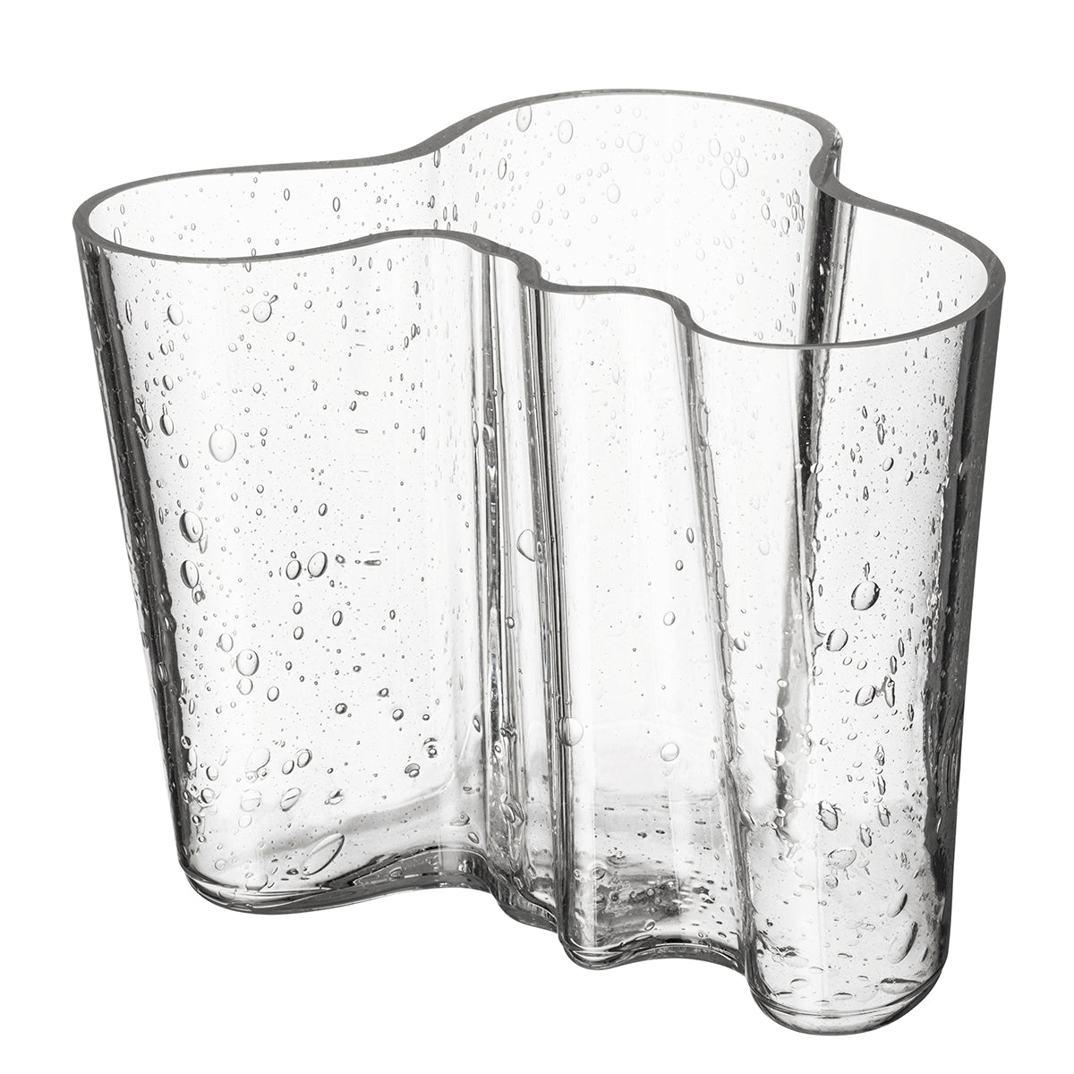 iittala Aalto Clear Bubble Glass Anniversary Vase - 6-1/4"