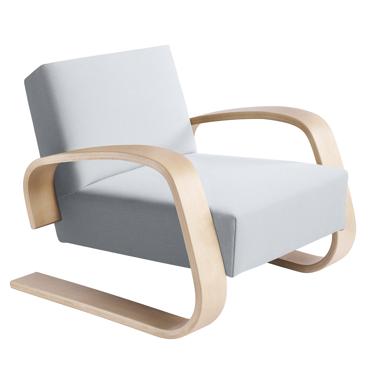 Artek Alvar Aalto 400 Lounge Chair - Fabric Upholstery