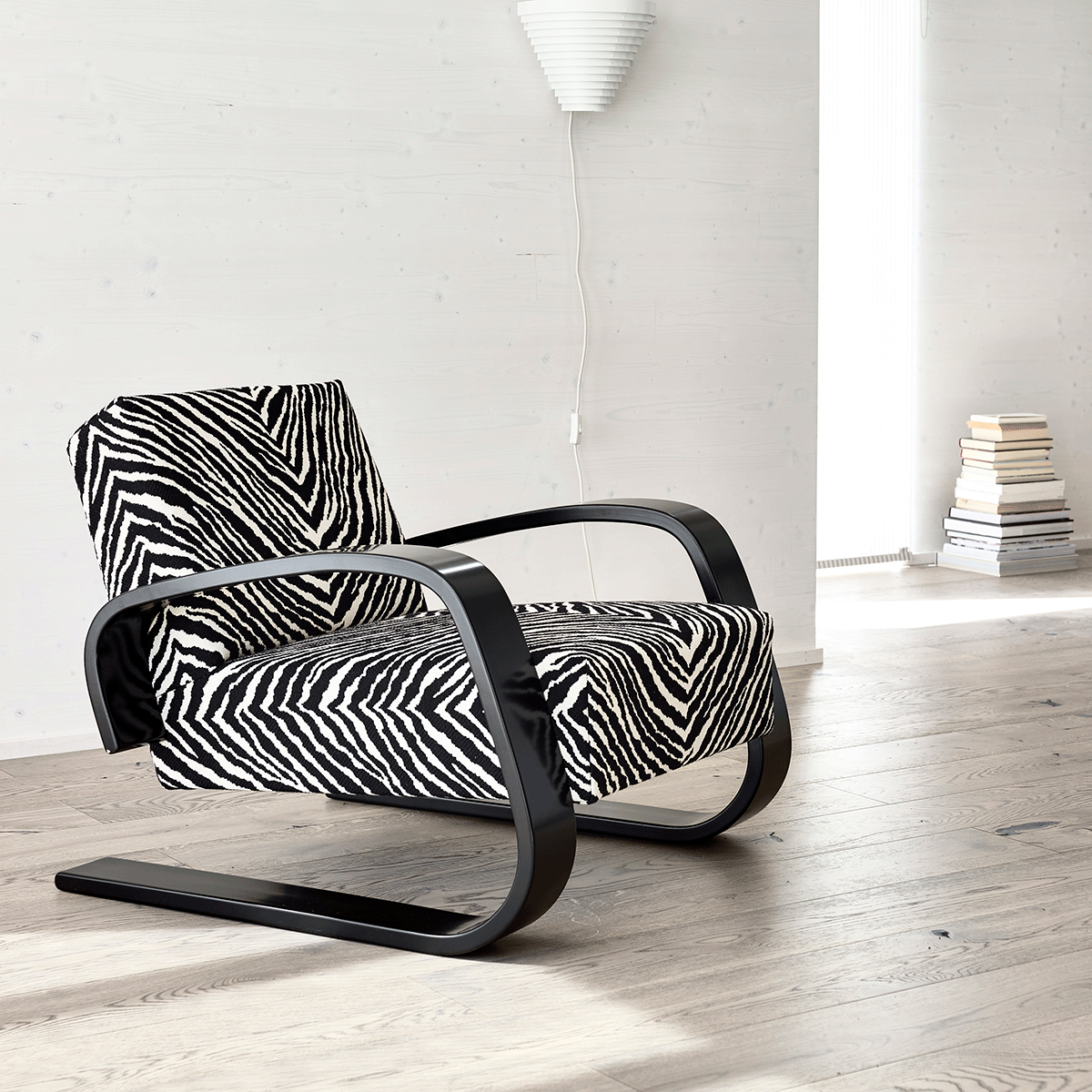Artek Alvar Aalto 400 Lounge Chair - Fabric Upholstery