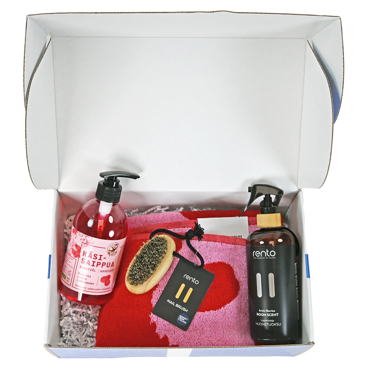 Finland in a Box Lingonberry Bath Gift Set