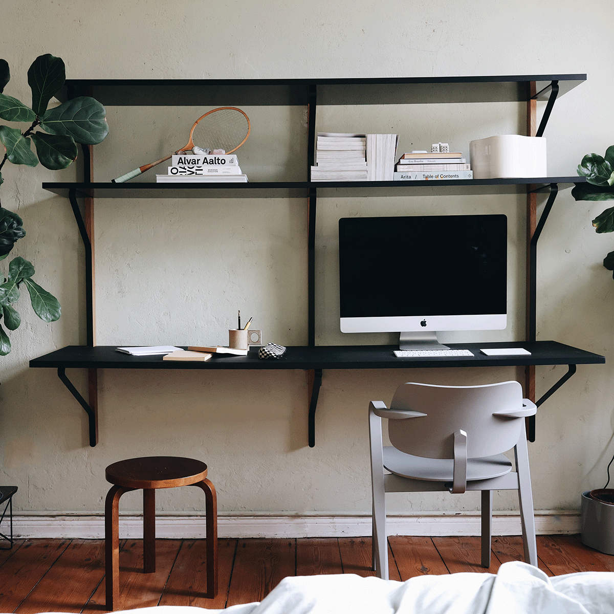 Artek Kaari Wall Shelf with Desk