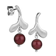 FinnFeelings Lingonberry Silver Earrings