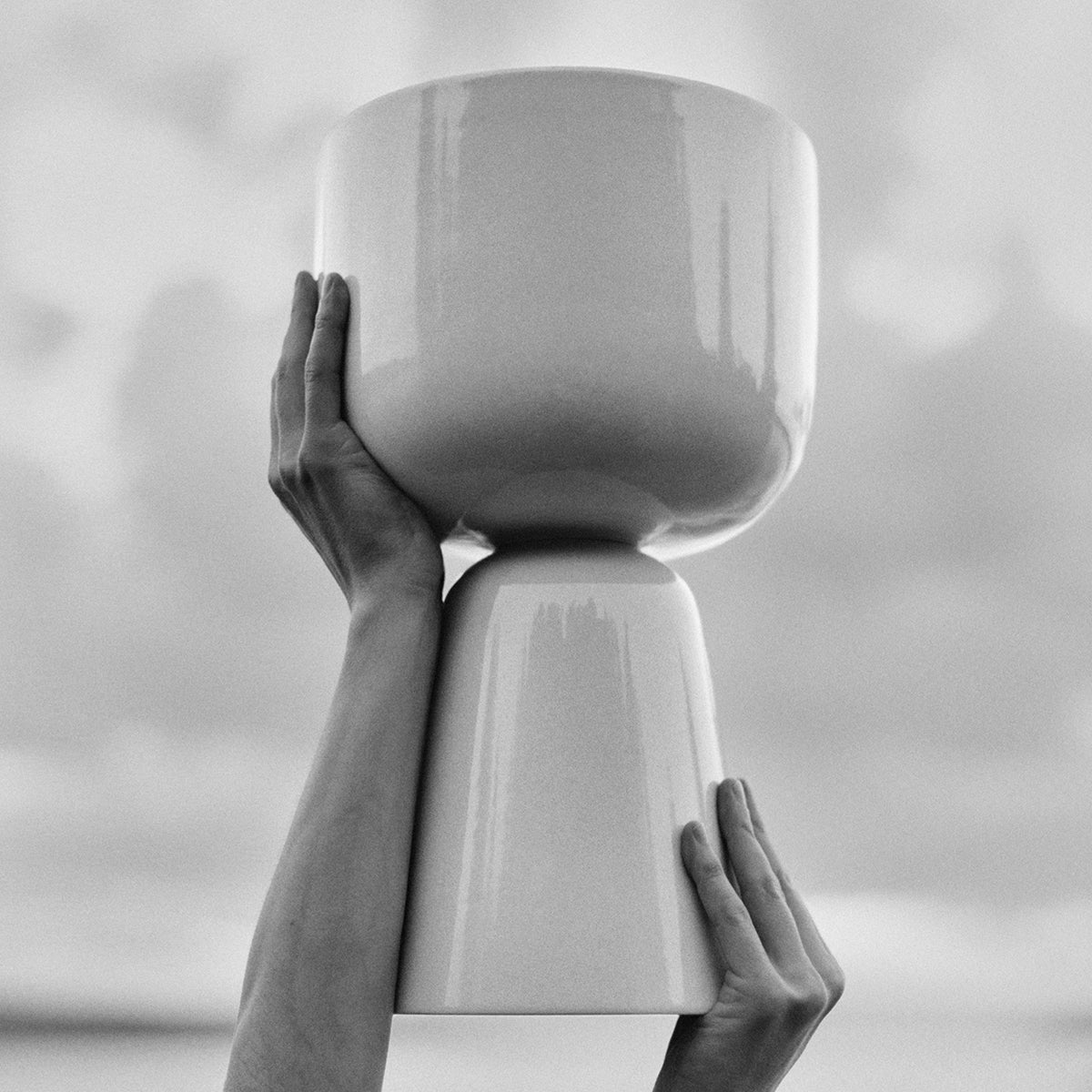 iittala Nappula White Extra Large Plant Pot