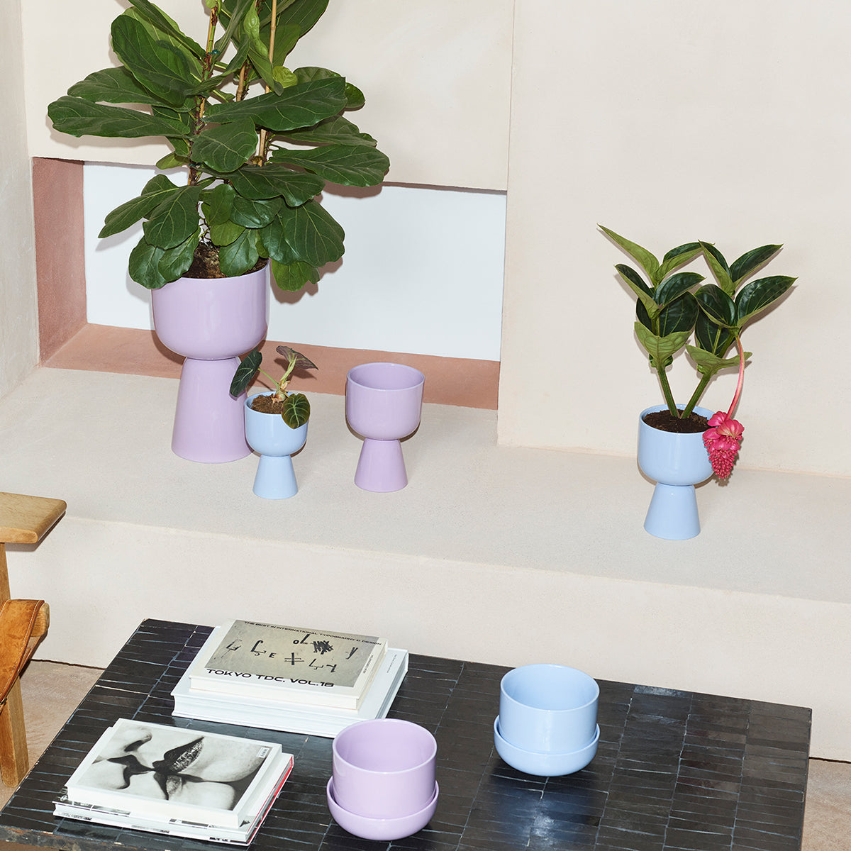 iittala Nappula Lilac Extra Large Plant Pot