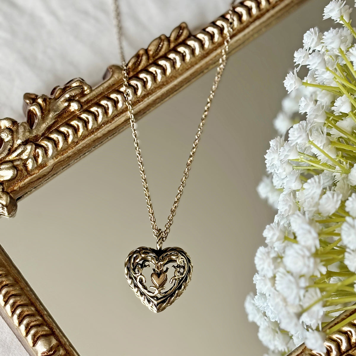 Kalevala Heart of the House Bronze Pendant Necklace