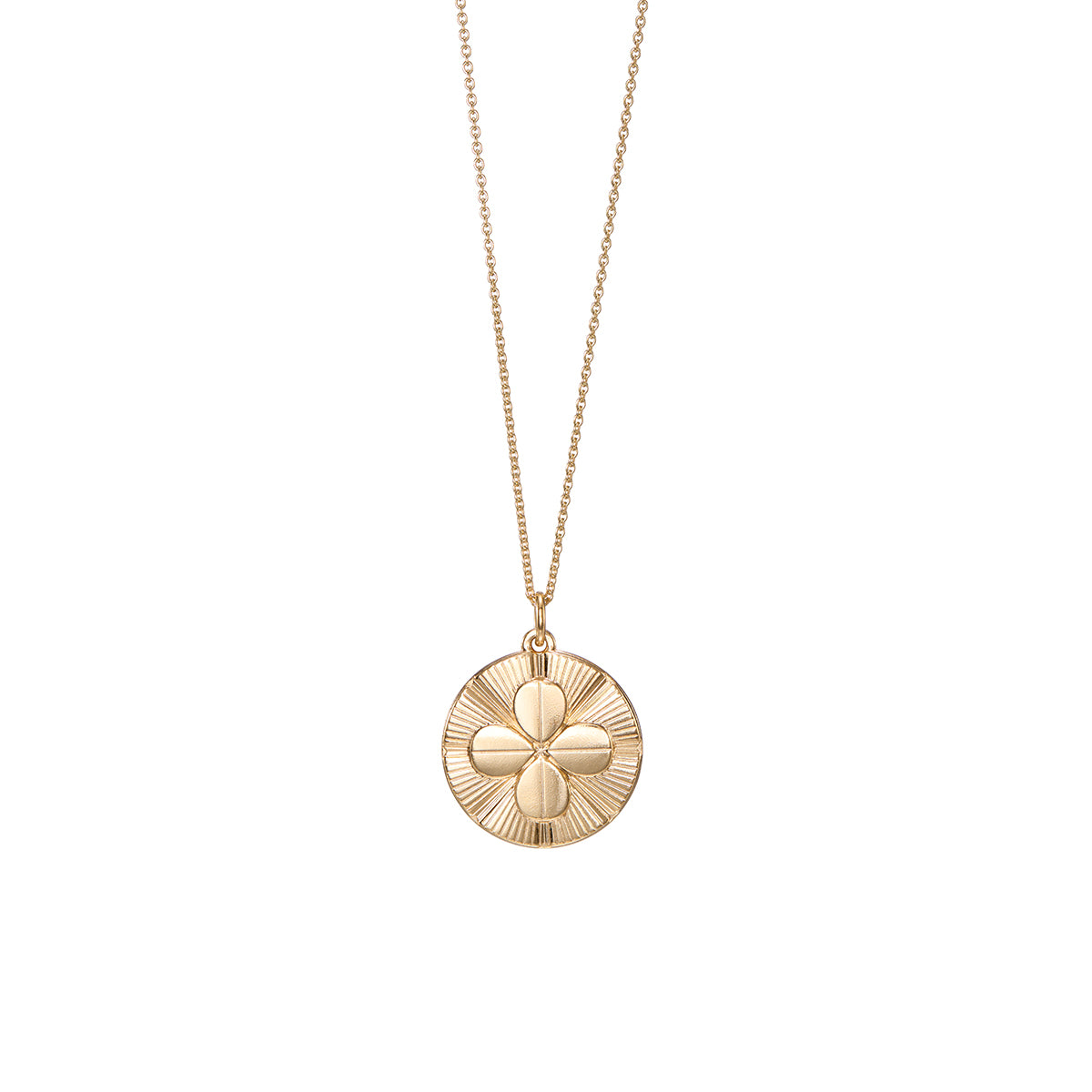 Kalevala Four-Leaf Clover Bronze Amulet Pendant