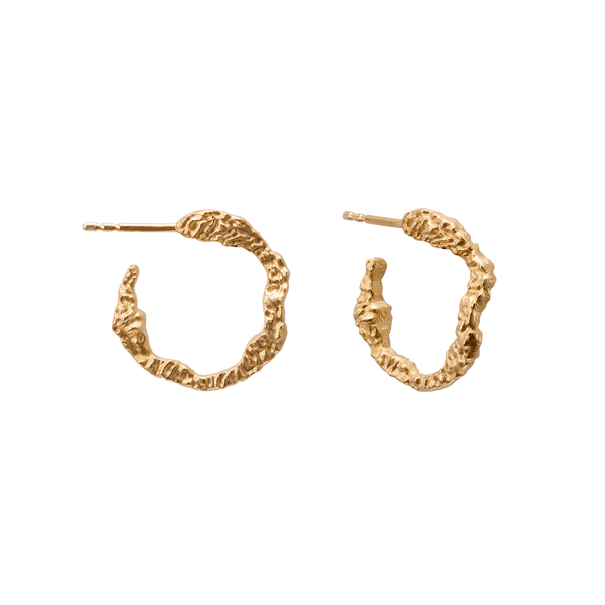 Kalevala Itu Bronze Hoop Earrings