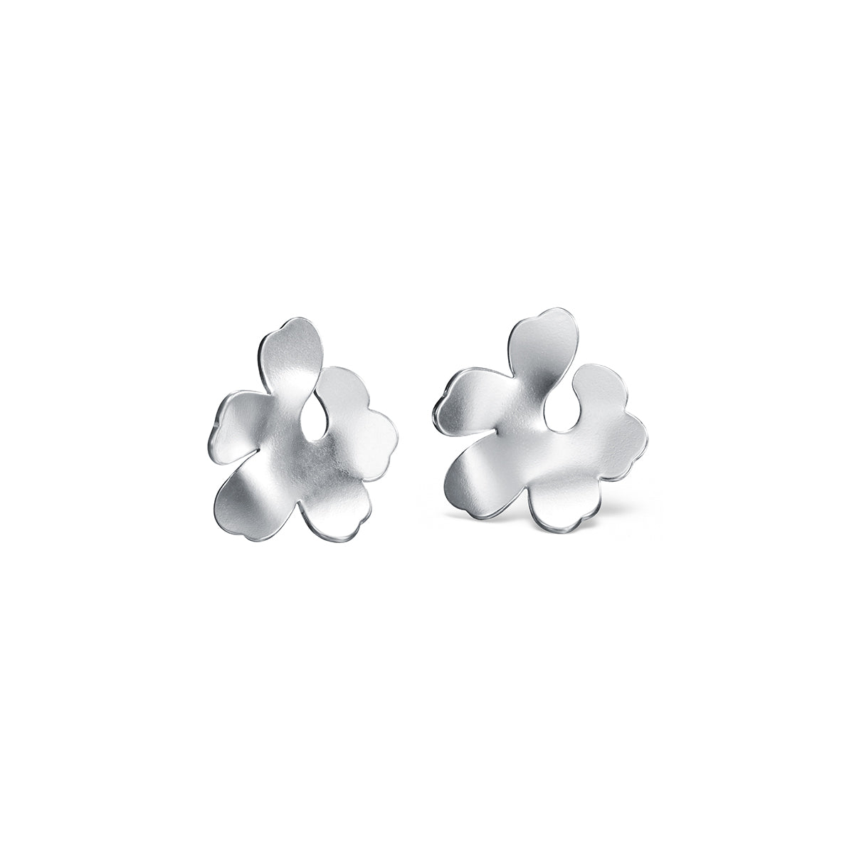 Kalevala x Marimekko Unikko Small Silver Earrings - Anniversary Edition