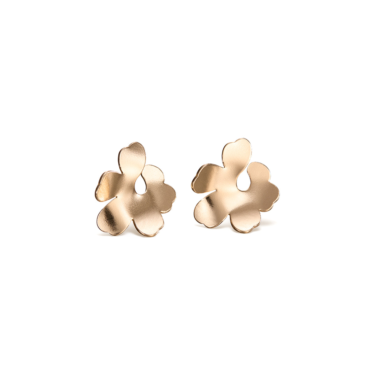 Kalevala x Marimekko Unikko Small Bronze Earrings - Anniversary Edition